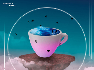 CUP #6 art artedigital collage digital graphicdesign illustration photoshop poster surrealism visualart