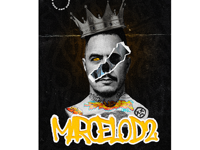 Marcelo D2 - ARTFACEcor artedigital graphic design hiphop music photoshop poster visualart