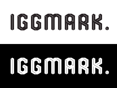 Iggmark logotype logotype typography