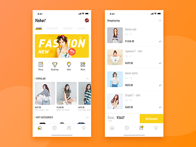 Concept Design Of E Commerce Works app ui
