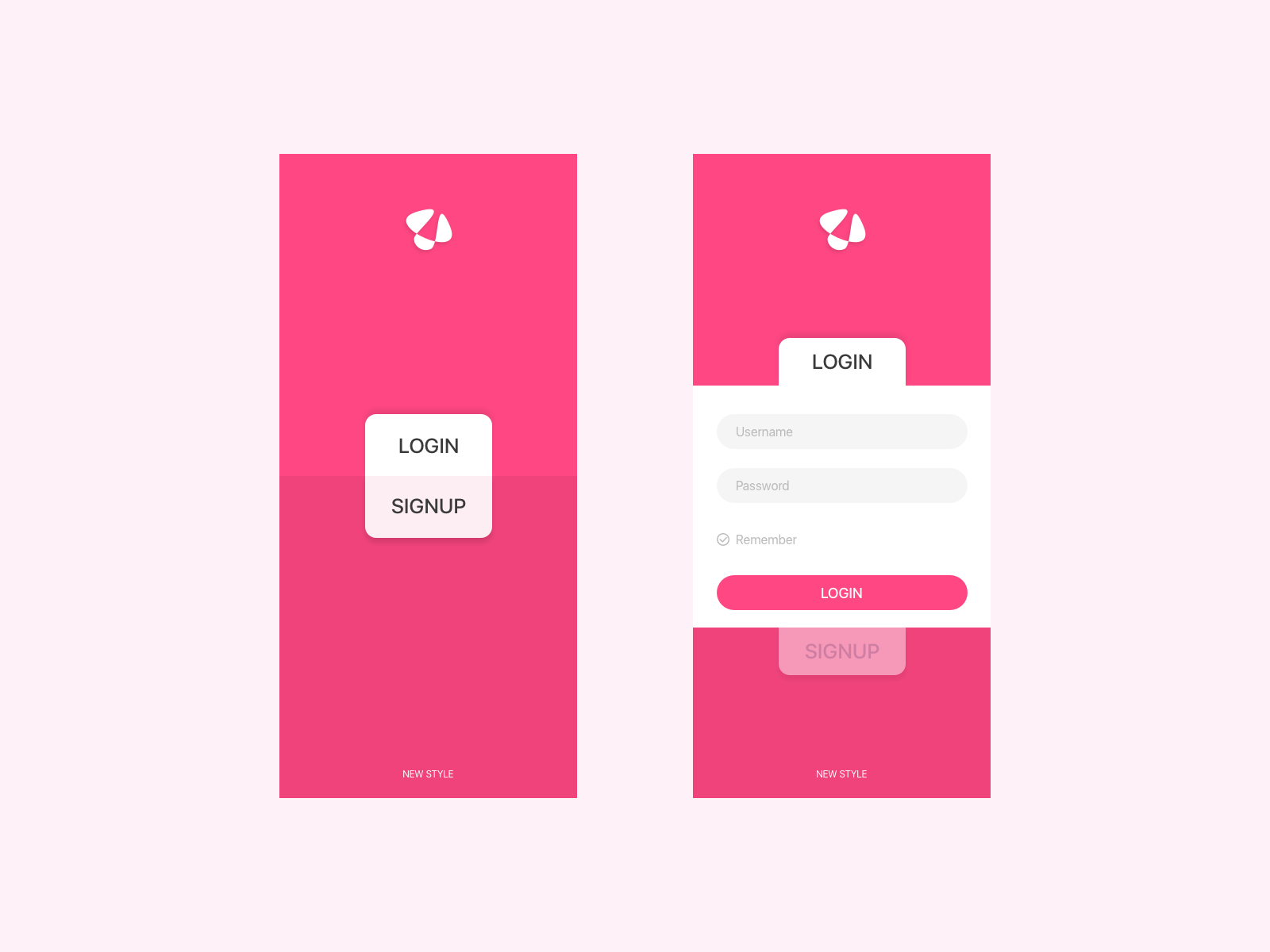 Login by Lufor on Dribbble