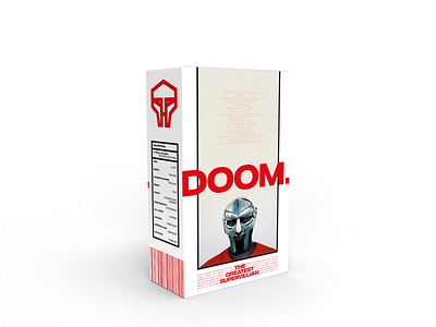 MF DOOM branding cereal doom hiphop illustration mockup mockup design music