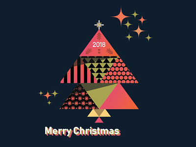 christmas 2018 ii 3d branding design illustration lettering logo love overprint type typography vector