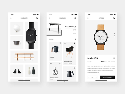 MUSETY App app art black and white branding clean concise design kit minimalism mobile app product shopping simple ui wallet