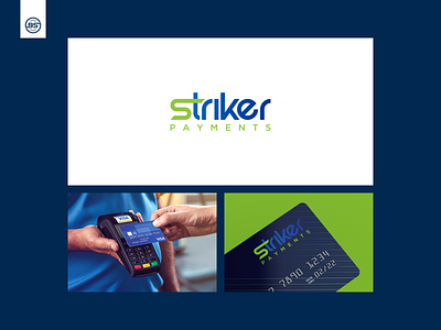 Striker Payments Logo brand identity branding clean design flat graphic design logo logo design minimal modern vector