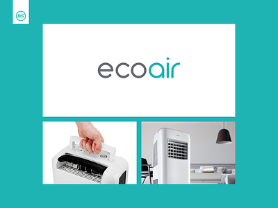 EcoAir Logo brand identity branding clean design flat graphic design logo logo design minimal modern vector