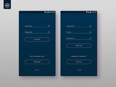 Daily UI Challenge 001 - Sign Up android daily ui iphone mobile app user interface