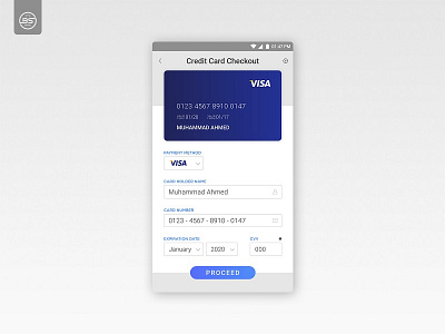 Daily UI Challenge 002 - Credit Card Checkout