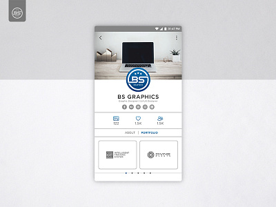 Daily UI Challenge 006 - User Profile app branding clean design flat illustration minimal mobile ui ux web