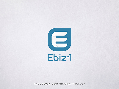 Ebiz-1 2d branding clean design flat icon logo vector