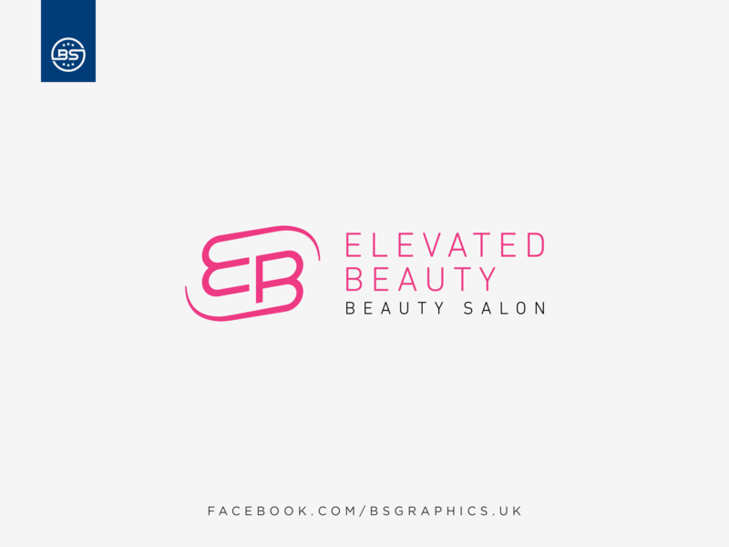 Elevated Beauty Salon Logo By Bs Graphics On Dribbble