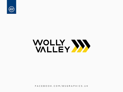 Wolly Valley Logo art black brand branding clean creative design flat graphic design icon identity lettering logo minimal simple type typography ui ux vector