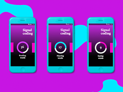 Signal coding app coding color daily ios signal ui ux