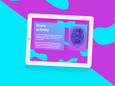 Brain Activity 2d adobexd app dailyui illustrator iphone photoshop ui uiux ux web adobe