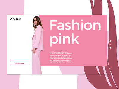 Fashion Pink Concept 2 2d adobexd dailyui pink fashion illustrator photoshop ui uiux ux web