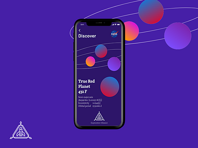 true red planet concept 2d adobexd app dailyui illustrator iphone photoshop ui uiux ux
