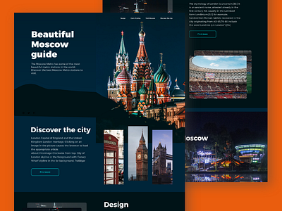 Landing Page Moscow landingpage moscow uiux