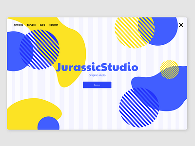 JurassicStudio welcome screen adobexd dailyui design typography ui ux web adobe