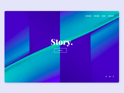 Story. Landing Page dailyui design landing page ui