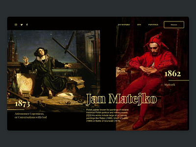 Jan Matejko Landing Page