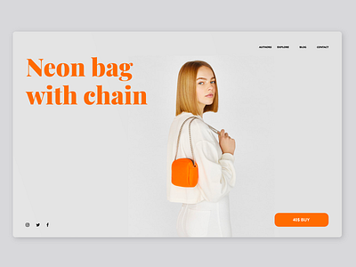 Orange Landing Page