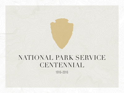National Park Service Centennial arrowhead map national park national park service nps park topographic topography
