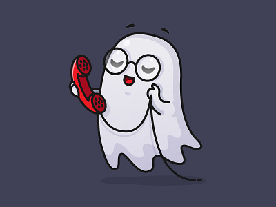 Who you gonna call? call character ghost phantom phone telephone
