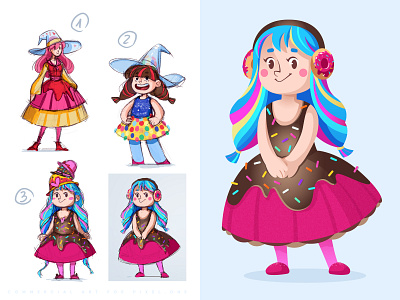 Candy Princess bakery candy character chocolate cute donut girl nice princess sweet sweets