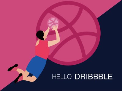 My first shot on dribbble illustration