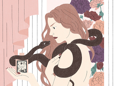 Gucci Bloom advertising brand cosmetics digital art gucci illustration illustrator influencing luxury