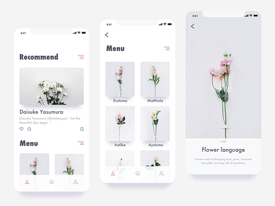 Flower viewing app