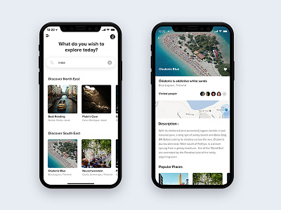 Travel Planner app adventure advisor concept discover guide ios iphone iphonex location mobile ui places planing tour travel travel app travel planner traveling trip ui visit