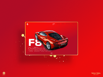 Ferrari Landing Page v2 adobexd branding design illustration landingpage sketch typography ui userinterface ux web webdesign