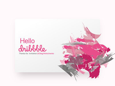 Hello Dribbble design dribbble hello dribbble ui ux