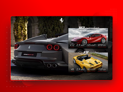 Ferrari Landing Page