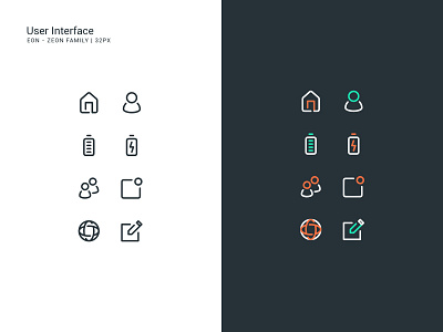 User Interface Icon Set app design icon icon a day icon set line icon ui