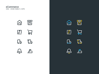 eCommerce Icon Set app ecommerce icon icon a day icon design icon set iconography line icon ui