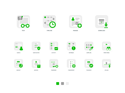 Procedural Icon Set affinity designer icon icon set iconography illustration illustrative icon