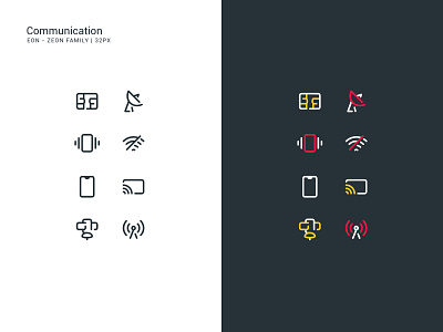 Communication Icon Set