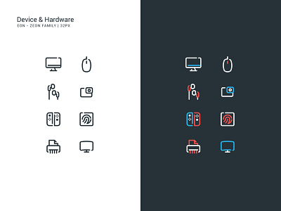 Device & Hardware Icon Set