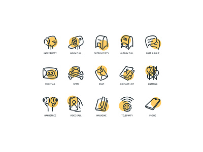 Communication Icon Set