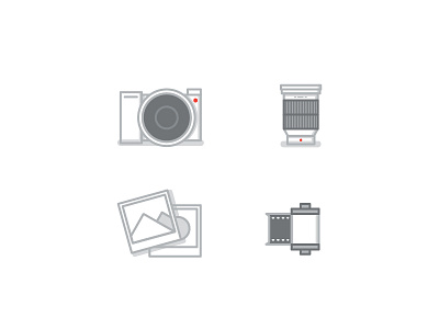 Photography Icons design icon illustration photography vector