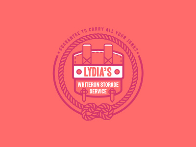Lydia's Storage Service elder game illustration logo scrolls skyrim vector