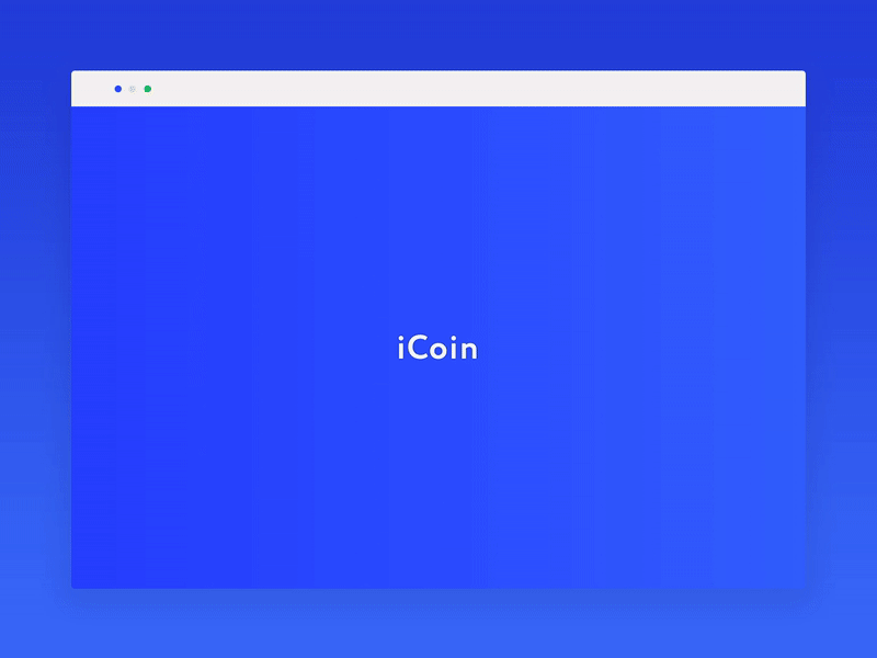 iCoin animation bitcoin crypto currency cryptocoin landing page litecoin mining farm ui vector