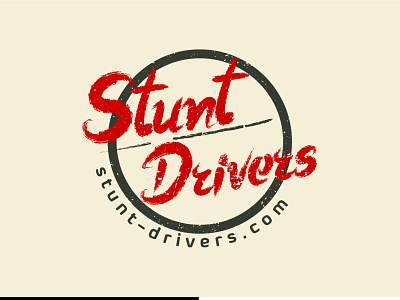 stunt drivers logo design cool design grunge logo logo design logodesign logos retro simple