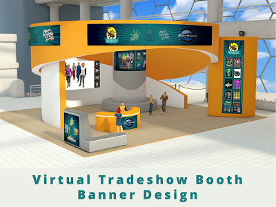 Virtual Trade Show Booth Banner Design backdrop banner booth booth design cool creative design exhibit design fresh show simple trade trade show tradeshow virtual virtual booth virtual event virtual expo virtual show virtual tour