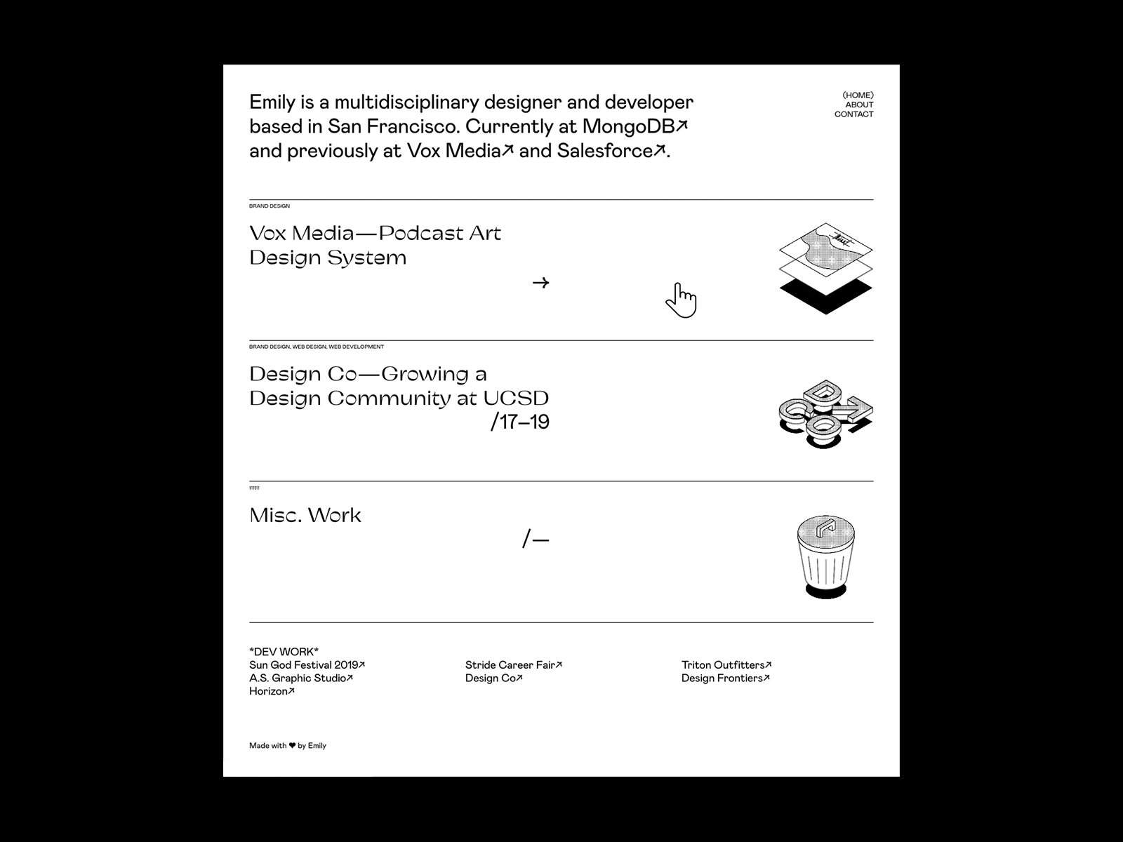 Design Portfolio by Emily Nguyen on Dribbble
