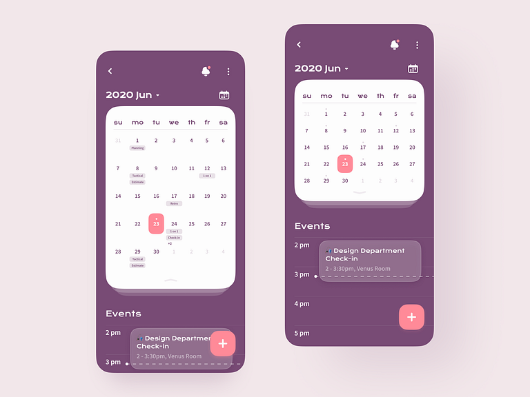 Meeting Schedule Mobile App by Mykola Melnyk for Uptech on Dribbble