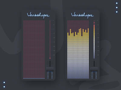 Audio recorder Waveshaper android app audio design equalizer ios recorder ui wave waveshaper