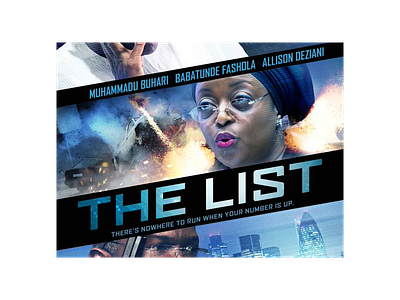 #TheList Movie Poster branding graphics poster print design